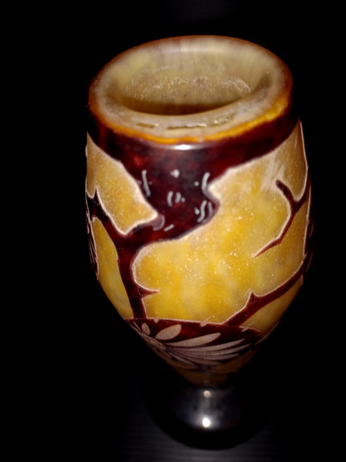 Vase „Spinette“ Le Verre Français