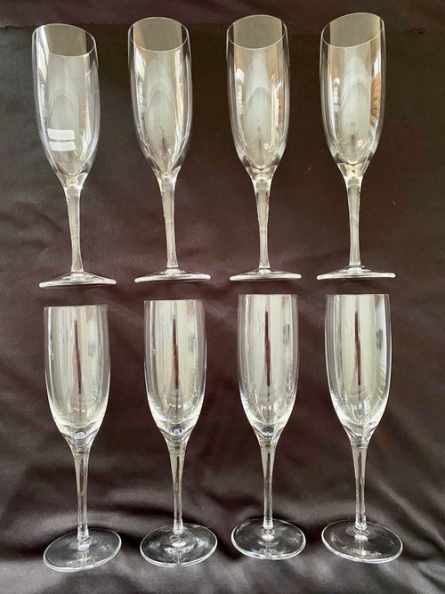 Baccarat flutes à Champagne