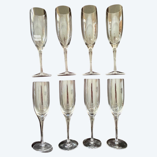 Baccarat flutes à Champagne