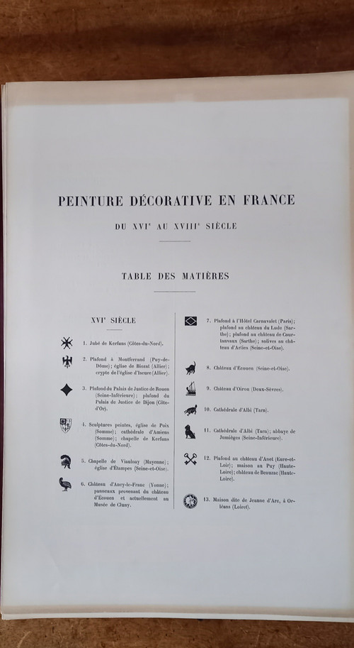 Decorative painting in France from the 16th to the 18th century 1880