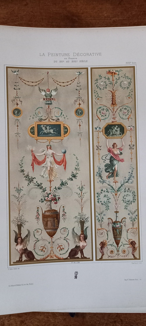 Decorative painting in France from the 16th to the 18th century 1880