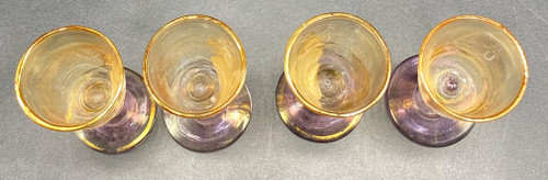 2 PAIRS OF LIQUEUR GLASSES