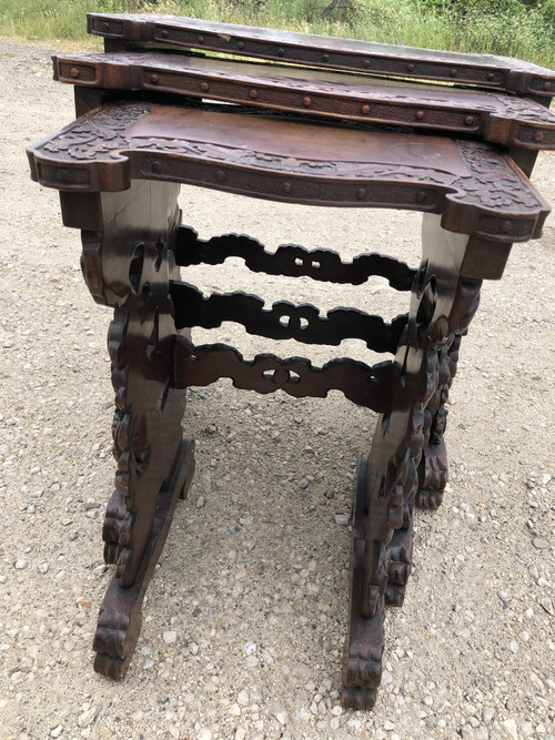 Chinese Nesting Tables Early 20th Century