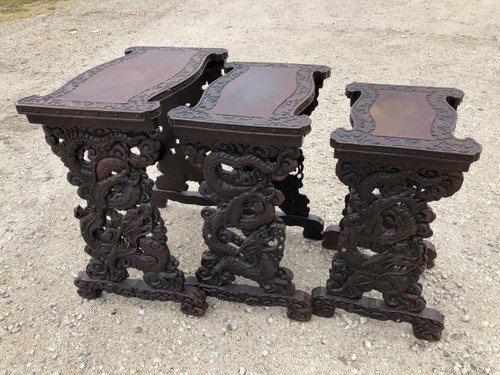 Chinese Nesting Tables Early 20th Century