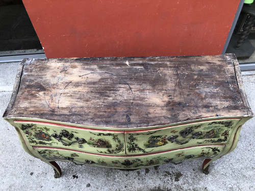 Arte Povera chest of drawers 18th century Italy