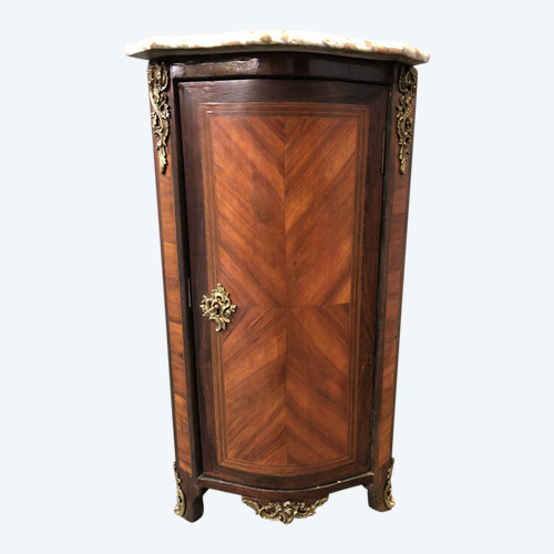 Small Louis XV corner cabinet, 18th century