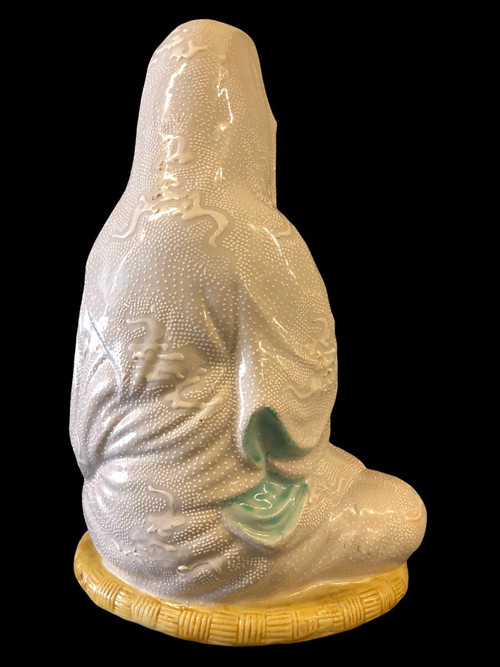 Buddha Aus Japan Porzellan Ende 19. oder Anfang 20.