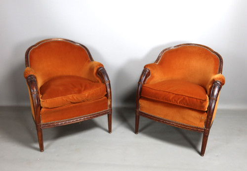 Pair of armchairs by Paul Follot (1877-1941)