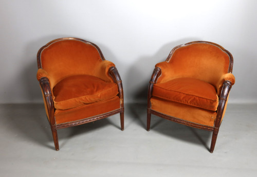 Pair of armchairs by Paul Follot (1877-1941)