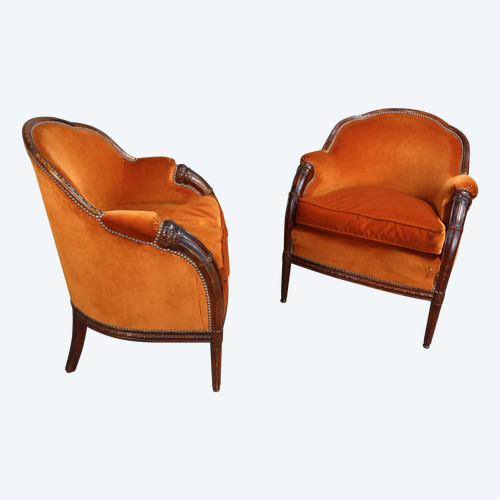 Pair of armchairs by Paul Follot (1877-1941)