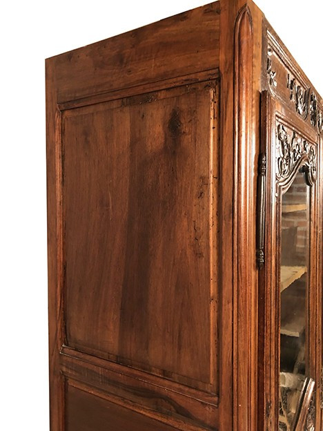 Louis XV-style Provencal armoire converted into a display case, 19th century