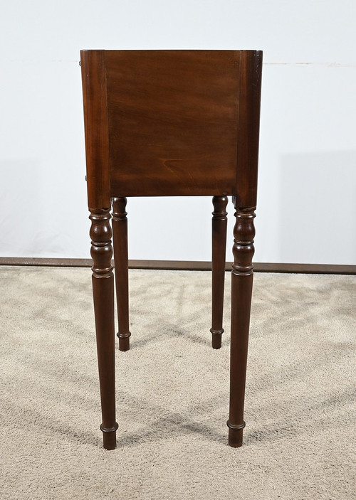 Cuban mahogany bedside table, Louis XVI style - 1st part 19th century