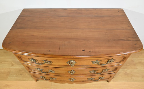 Solid cherrywood chest of drawers, Transition Louis XIV / Regency period - Early 18th century