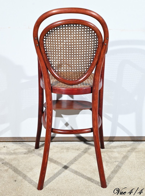 Beech high chair n°12303, stamped Thonet - Early 20th century