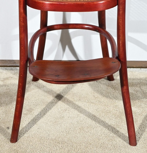 Beech high chair n°12303, stamped Thonet - Early 20th century