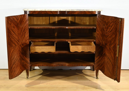 Rosewood and Rosewood Buffet, Louis XV style - Early 20th century