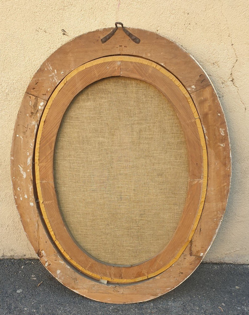 Portrait Of Lady With Fan, Oval Framed, 18th Century