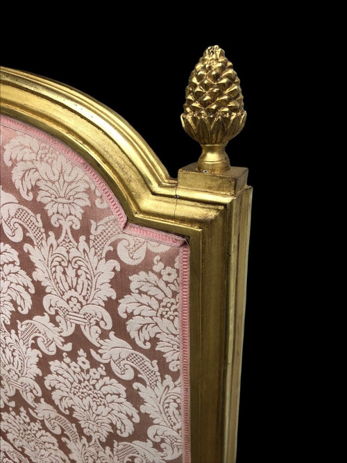 Louis XVI Period Bed In Golden Wood - 18th Century