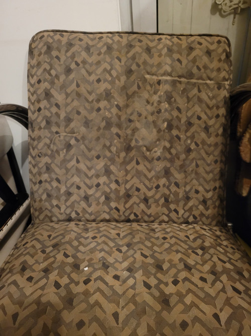 *offre spéciale *Ralph Lauren, Paire De Grands Fauteuils Chromés, XXème Siècle