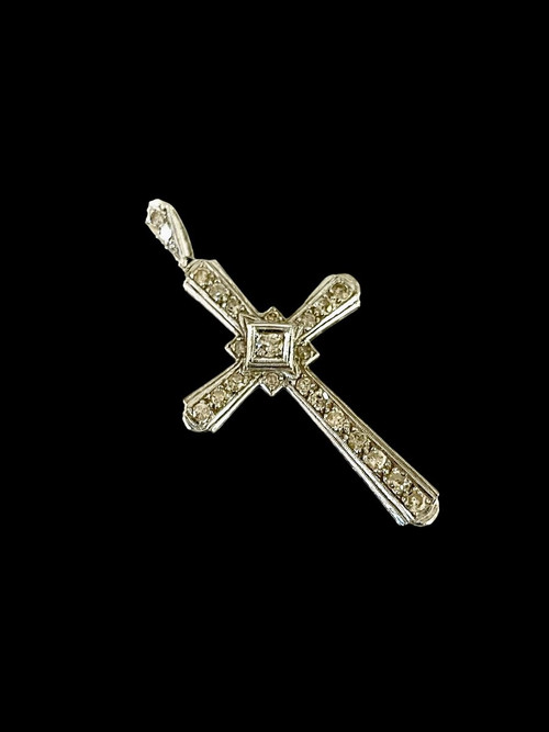 Antique Gold Cross Diamonds