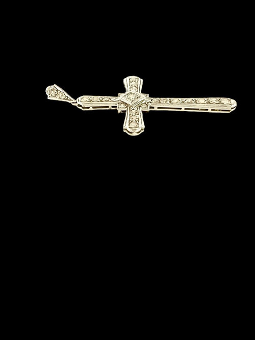 Antique Gold Cross Diamonds