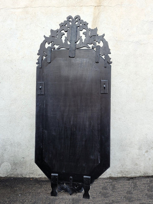 Very Large Engraved Venice Mirror, 260 Cm, 20th Century