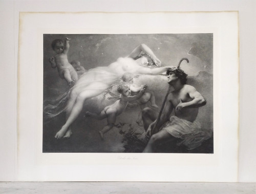 Etoile Du Jour Grande Photogravure d'Après Diogène Maillart 