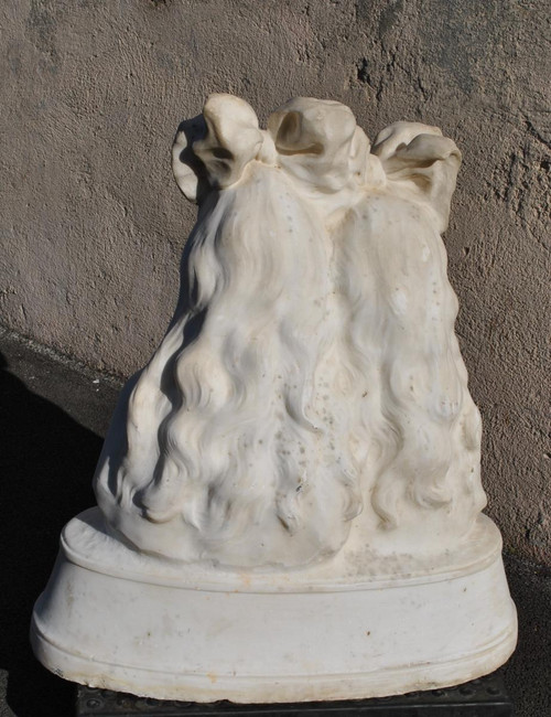 *Offre spéciale *Busts Of Young Women, Carrara Marble, Late 19th Century