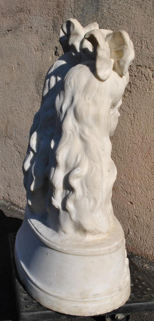 *Offre spéciale *Busts Of Young Women, Carrara Marble, Late 19th Century