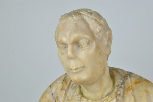 Marble Bust Of A Roman Emperor, 17th Century