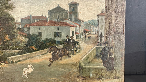 Oil on Panel, 19th century