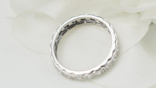 White Gold And Diamond Wedding Ring