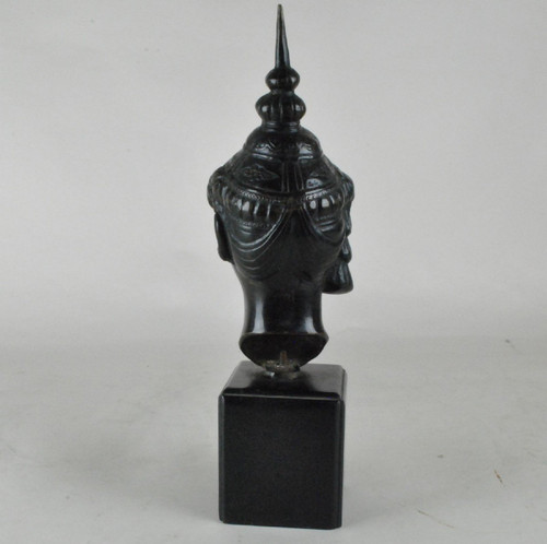 Hanoi School, Head Of A Woman, Bronze 20th Century