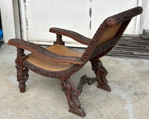 Fauteuil Colonial Dit De Planteur Indochine Fin XIXéme