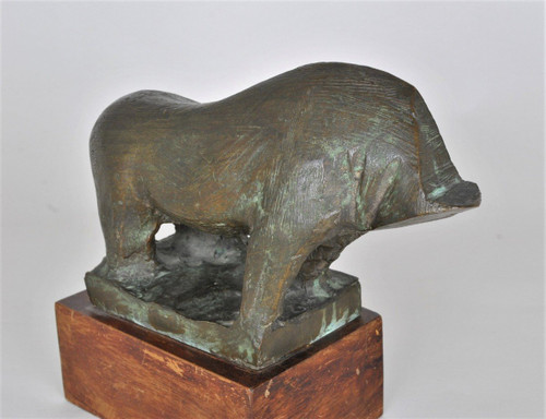 Headless Animal, Bronze Sculpture, 50s/60s