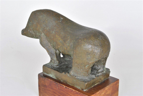 Headless Animal, Bronze Sculpture, 50s/60s