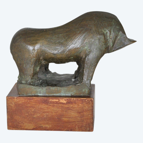 Headless Animal, Bronze Sculpture, 50s/60s