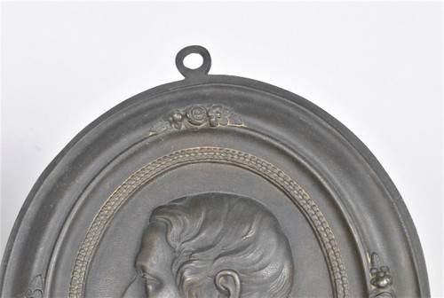 Napoleon III & Eugénie, Pair Of Bronze Medallions, 19th Century