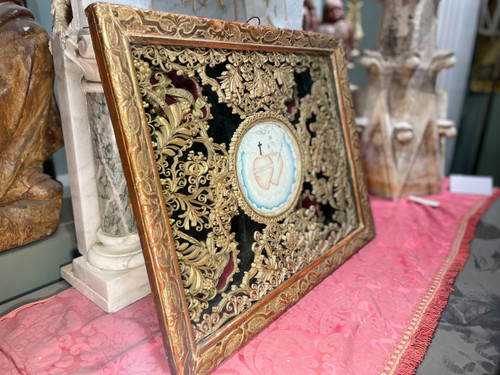 Reliquary of the Congregation of the Sacred Hearts of Jesus & Mary - 19th century