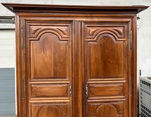 Louis XIV Wardrobe In Walnut From The 18th Century