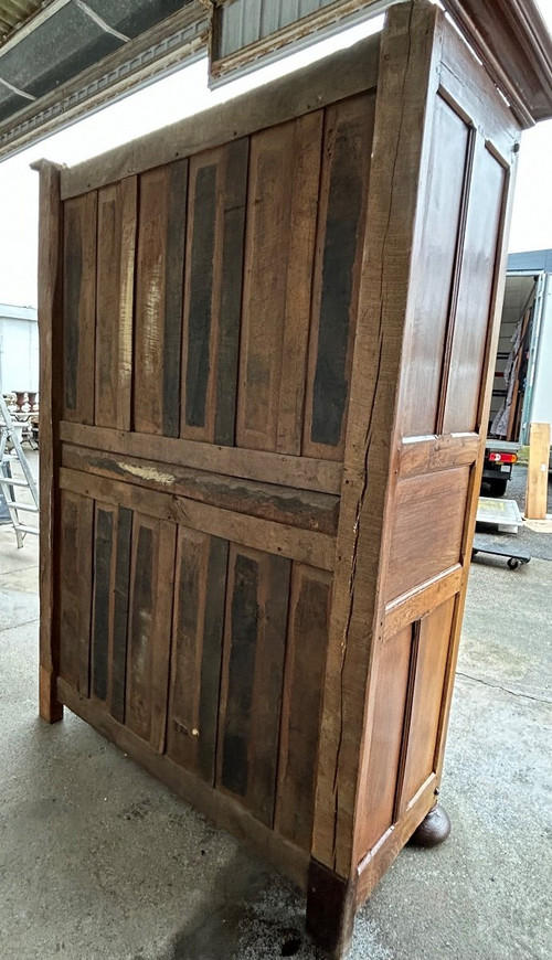 Louis XIV Wardrobe In Walnut From The 18th Century