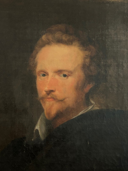 Anthony Van Dyck D’après - Portrait De Johannes Baptista Franck Vers 1621 - époque Début XIXéme