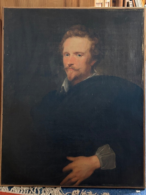 Anthony Van Dyck D’après - Portrait De Johannes Baptista Franck Vers 1621 - époque Début XIXéme