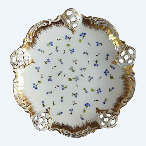 Bavarian Porcelain Hand Painted Flower Decor