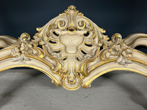 Louis XV Style Lacquered And Gilded Wood Console circa 1900