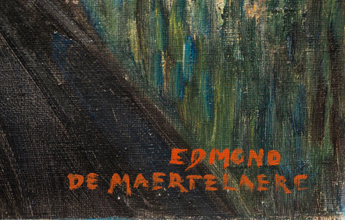 Edmond De Maertelaere (1876 - 1938) Vieille femme, Pont Aven