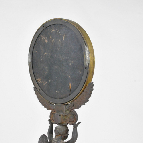 Bronze Table Mirror, Restoration Period, 19th Century