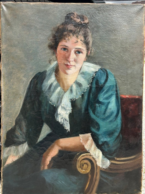 Portrait Of Young Woman Around 1890 - 1900