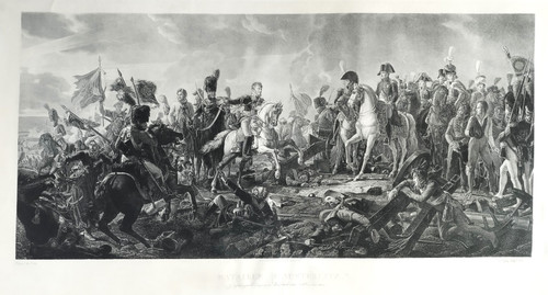 Battle Of Austerlitz After Gérard 19th C Engraving Etching Old Print