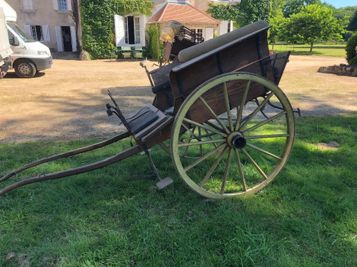 Antique XIXth carriage Horse-drawn carriage - Carriage - Fiacre